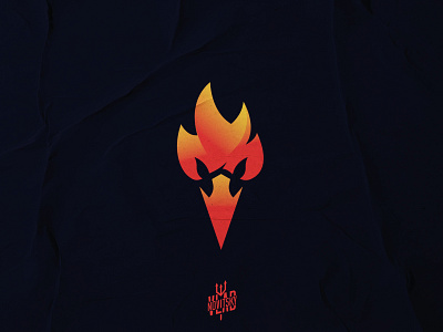 Fire torch phoenix bird logo bird emblem fire logo logotype modern phoenix simple torch