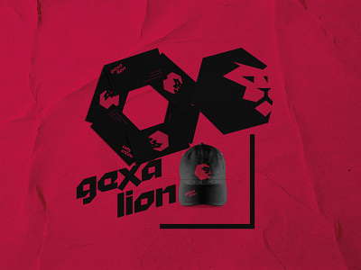 Hexagon lion logo