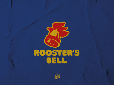 Rooster bell logo bell chicken emblem fast food food graphic design illustration logo logotype mark rooster vector