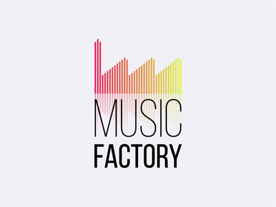 Music Factory branding graphic design logo music