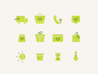 Icons for Palais des Thés - #2 bag card e commerce gift hourglass icon illustrator shopping tea vector web