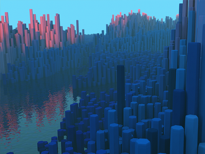 Jan 3d cinema 4d landscape render topographic