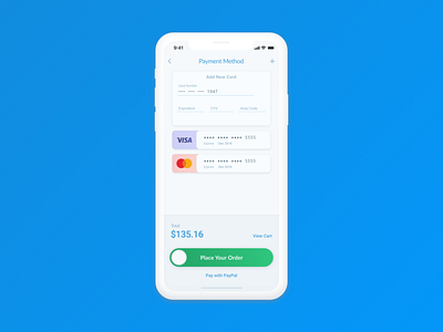 002_Credit Card Checkout checkout page credit card credit card checkout daily daily 100 daily 100 challenge daily ui daily ui 002 design figma interface iphone x mobile ui ux