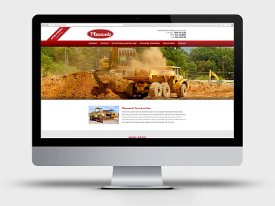 Pleasants Construction Website construction pleasants construction power marketing web design
