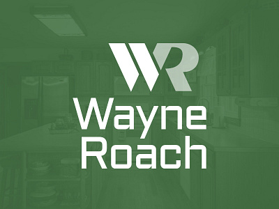 Wayne Roach Logo branding contractor general contractor logo logo design monogram