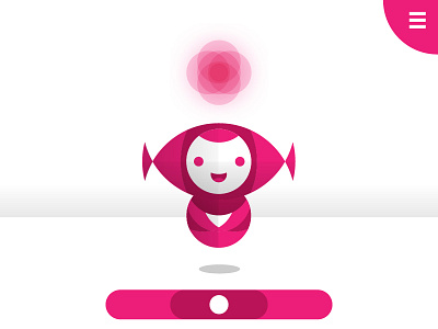 Kawaii Robot app candy character cute illustation kawaii pink robot sweet vector