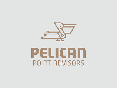 Pelican Point Advisors app branding icon identity logo logo design mark pelican technology
