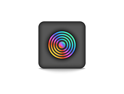 Procreate icon sample, a drop of paint 3d art 3d icon branding design getcreativewithprocreate gradient color gradient logo icon icon design identity illustration logo procreate app vector