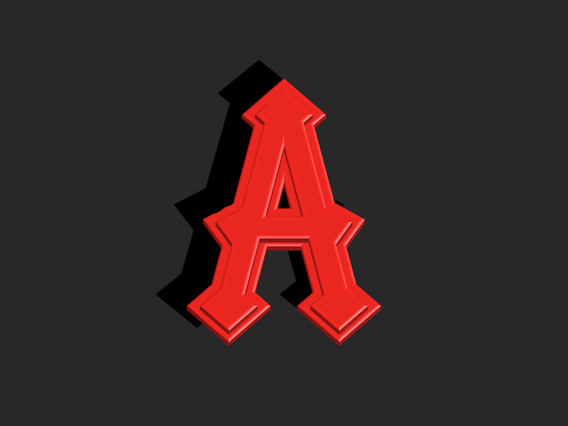 Letter A 3d design by Sergii Syzonenko on Dribbble