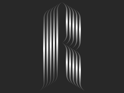 A letter R monogram design.