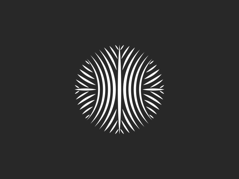 Circle Logo Pattern emblem minimal ornate t-shirt print whip black round symbol overlap weave lines pattern linear shape monogram emblem design logo circle