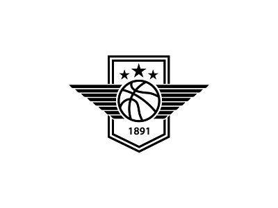 Basketball Ball emblem