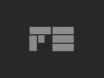 Fe Letters design e letter ef emblem f letter fe font initial letter line linear logo mark monogram simple typography vector