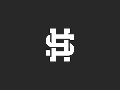 Monogram SH or HS Logo