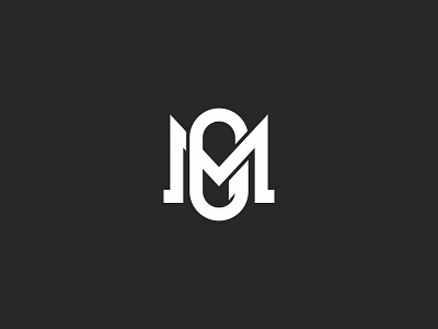 Initials Mg or Gm Logo monogram