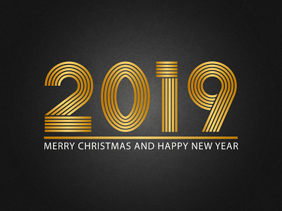 Free download greeting card Happy New Year 2019 2019 design download download for free free free download greeting card greetingcard happy christmas happy new year illustration line merry christmas mockup new year new year 2019 new year card new year eve