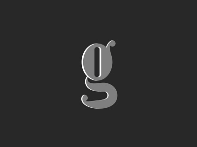 Small g letter design