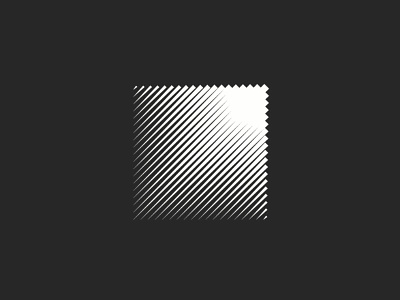 Square geometric shape logo design