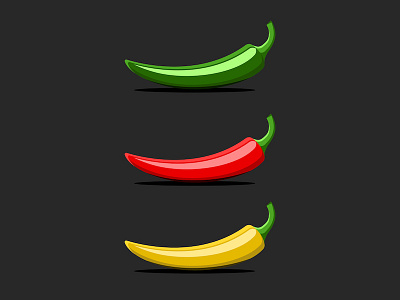 Peppers food illustration