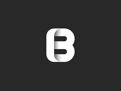 Logo B letter design b b icon b letter b logo black and white branding design emblem illustration initial letter logo logo design logo identity minimal monogram shape typography
