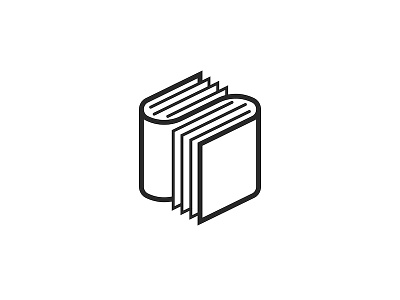 Two books logo design