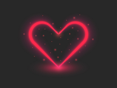 Valentine card template, neon heart card design couple glow neon heart neon heart shape illustration love love day red hearts romance romantic valentine card valentine day valentine flyer valentine party valentines day valentinesday vector