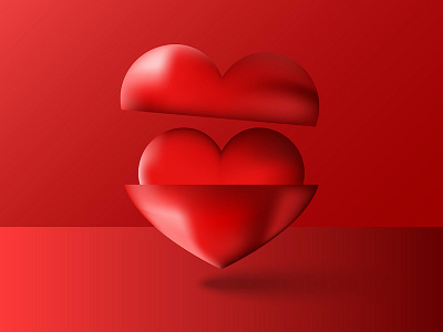 Love emotion... 3d art 3d modeling card design design emblem heart logo heart shape hearts illustration illustration art love love day red hearts valentine day valentines day vector vector illustration