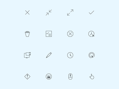 Heads Up Display Icons