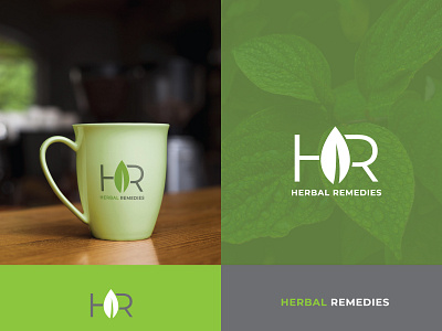 Herbal Remedies Logo Design branding design identity design illustration logo monogram vector