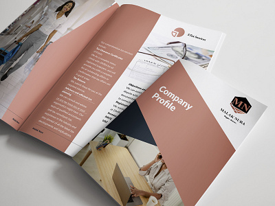 Company Profile Design book design identity design illustration print profile vector