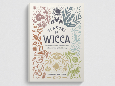 Seasons of Wicca Cover book cover book illustration cover design illustration wicca
