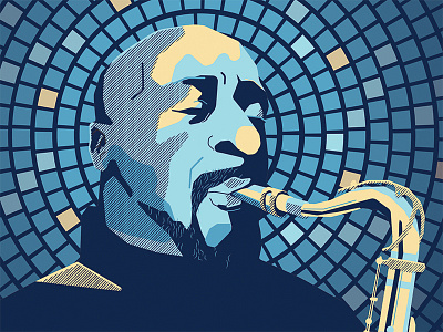 Yusef Lateef blues illustration jazz saxophone yusef lateef