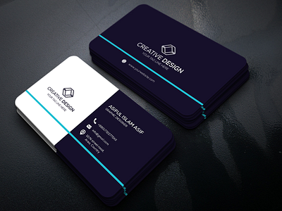 Blue Corporate Business Card