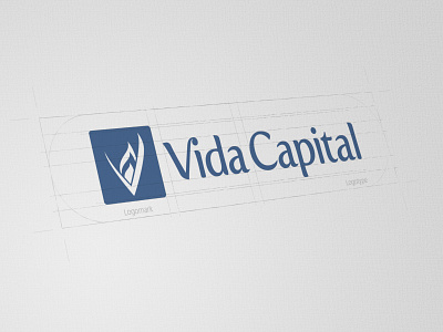 Vida Capital Logo branding financial services icons logo logo design