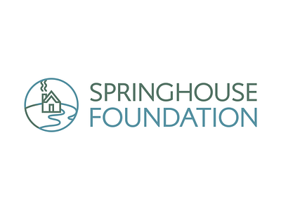 Springhouse Foundation Logo branding design identity illustration logo logo design nonprofit vector