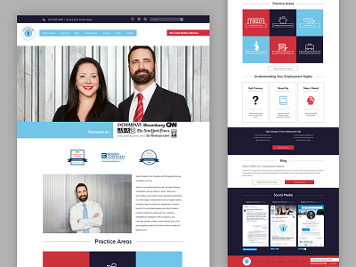 Kaplan Law Firm Home Page branding design home page law firms typography vector web design