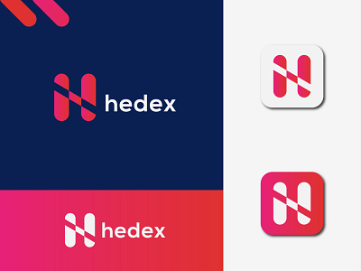Modern H letter logo design, Brand logo logogrid