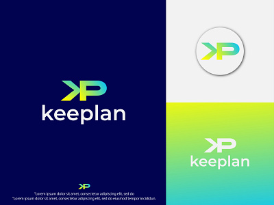 KP letter mark logo , Modern logo, Company logo