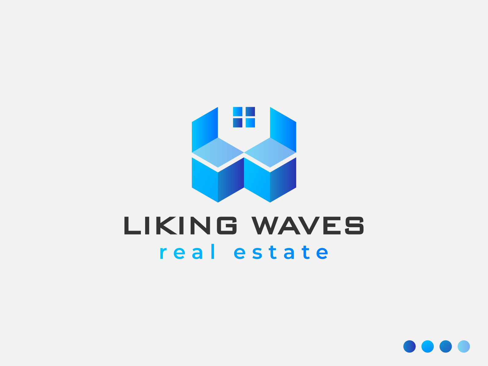 L + W + Home icon logo mark, Real estate logo, Business logo by Tiwary