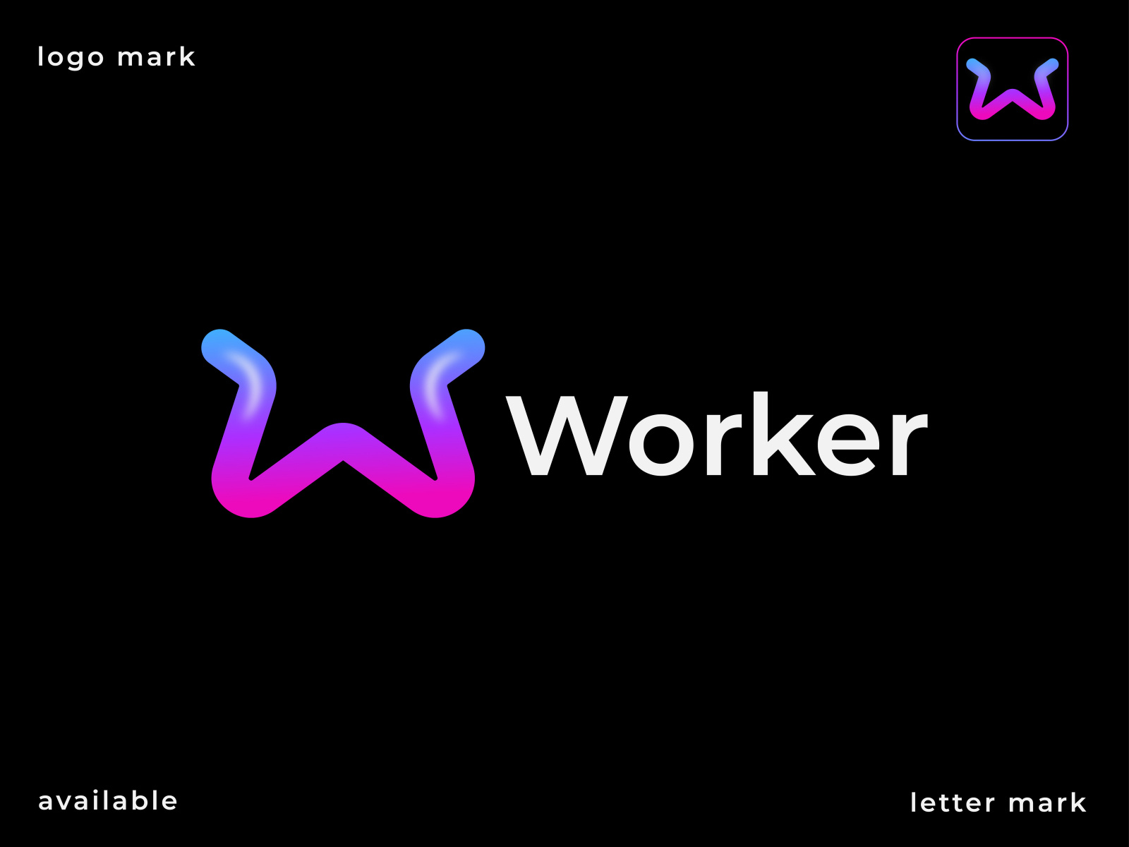 W letter mark logo design | Modern logo | Logos by Tiwary sourav on ...
