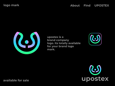 U abstract mark logo, Brand logo, Modern logo