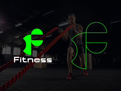 Fitness logo, Gym logo, F logo mark
