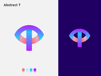 Abstract T logo mark