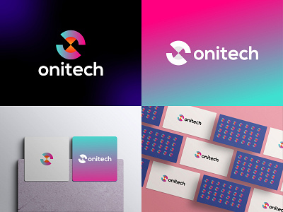 Onitech Logo, O logo mark, Iconic Logo