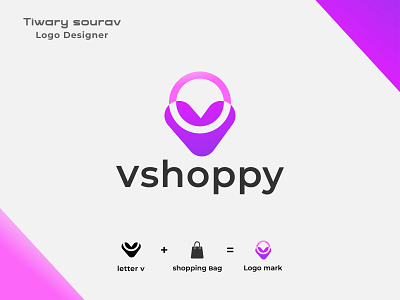 Letter V + Shopping icon logo Design best shopping brand business logo company logo design dribbble logo icon icon shopping iconic logo logo logo design logogrid logos modern new shop shop logo shopping logo startup logo v shop v logo