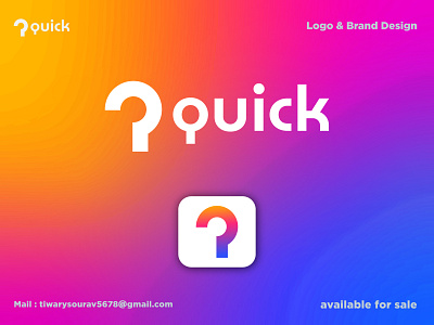 Abstract q icon Logo design, q Letter