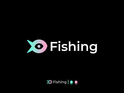 Fishing logo, Minimalist Logo