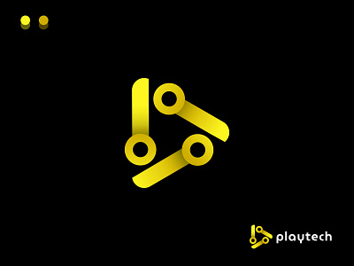 Play icon Logo Design, Playtech Logo