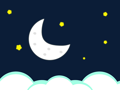 Night design illustration vector