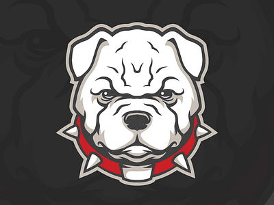 Bulldog bulldog college dog illustration logo mascot sports university